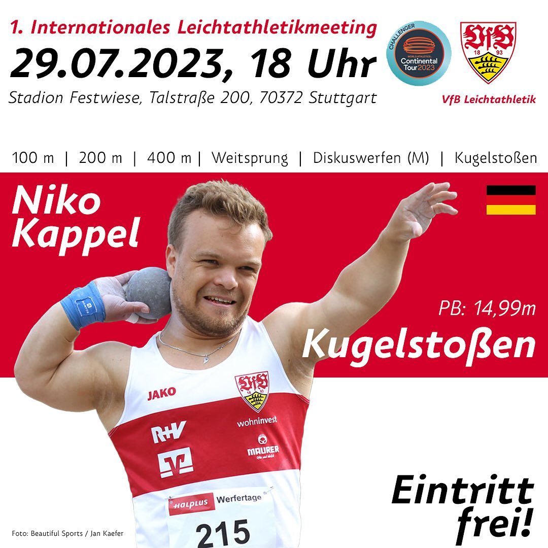 Sportfest 1. Internationales Leichtathletikmeeting des VfB Stuttgart